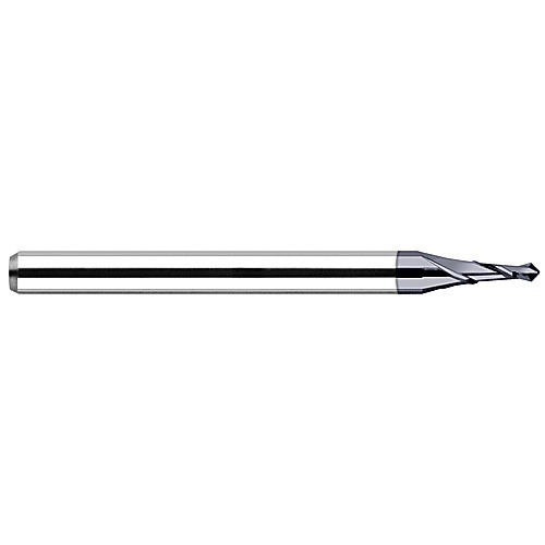 ‎0.0620″ (1/16) Drill DIA × 0.0930″ (3/32) Flute Length- 90 Degree - 2 Flute - AlTiN Coated Miniature Drills - Spotting Drills