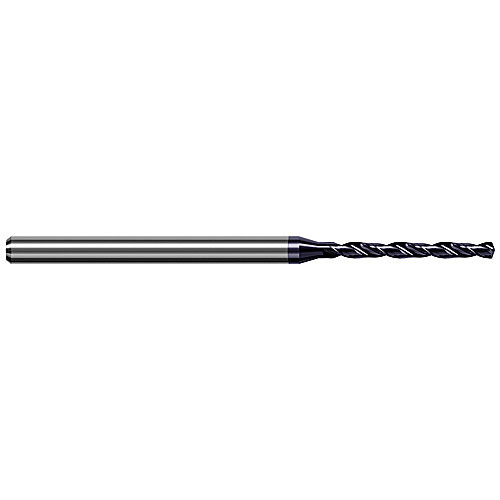 Solid Carbide Drill; 5.41 mm Dia. × 6 mm Shank Dia. × 125 mm OAL × 64 mm LCF ; 140 Degrees ; 10xD ; Helical Flute ; TiAlN