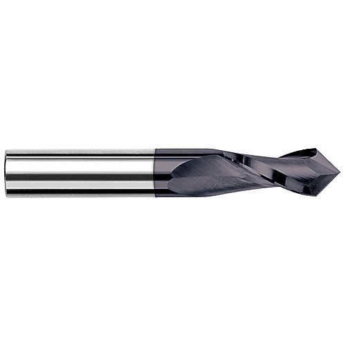 ‎0.7500″ (3/4″) Cutter Diameter × 1.5000″ (1-1/2″) Length of Cut × 120° included Carbide Drill/End Mill, 2 Flutes, AlTiN Coated