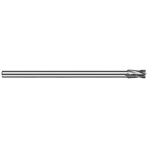 End Mills - Reduced Shank End Mills - 0.5000″ (1/2″) Cutter Diameter × 0.0300″ Radius × 0.7500″ (3/4″) Length of Cut Carbide Reduce Shank Corner Radius End Mill, 4 Flutes