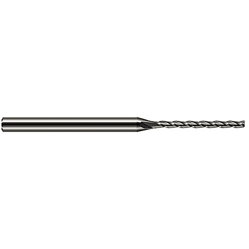 ‎Miniature End Mills - Long Flute - 0.1250″ (1/8″) Cutter Diameter × 1.8750″ (1-7/8″) Length of Cut Carbide Square End Mill, 3 Flutes