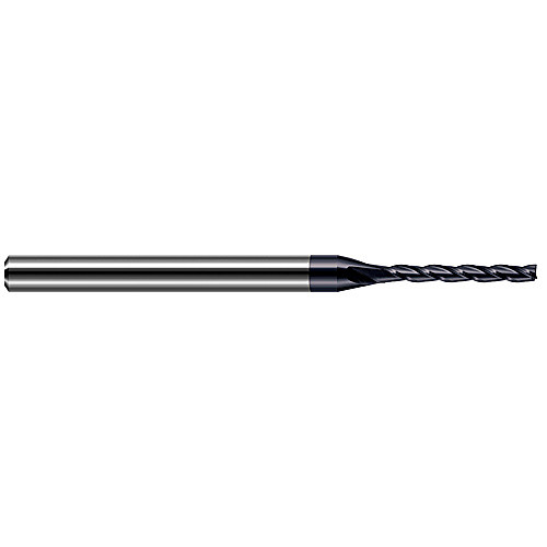 ‎Miniature End Mills - Long Flute - 0.1406″ (9/64″) Cutter Diameter × 1.1250″ (1-1/8″) Length of Cut Carbide Square End Mill, 4 Flutes, AlTiN Coated