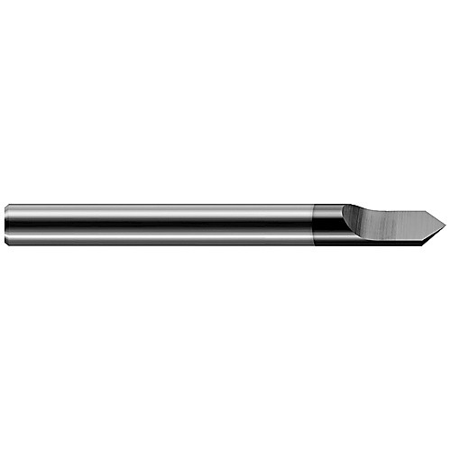 Engraving Cutters - 0.2500″ (1/4″) Shank Diameter × 60° included Carbide Pointed Engraver, 1 Flute, Amorphous Diamond Coated