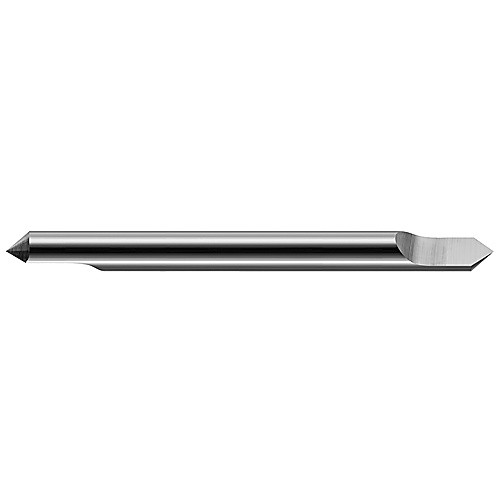 Engraving Cutters - 0.1875″ (3/16″) Shank Diameter × 90° included Carbide Pointed Engraver DE, 1 Flute
