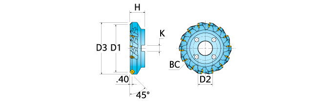 5N6R-50R00 CUTTER BODY
