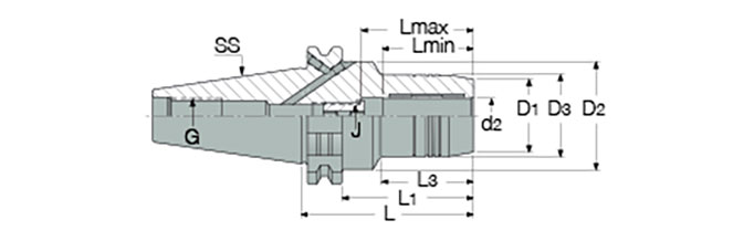 CAT40HYDRO1/4X2.677