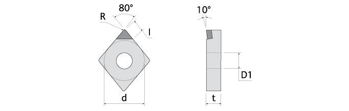 CNGA433LN-10 KP300