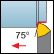Ext. Positive Trigon 75&deg;Approa