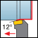 Ext. Tangential 12&deg; Approach