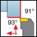 Ext. Tangential 93&deg;Face Approa