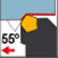 Ex. 108° pentagonal 55° Approch