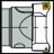 Int. 90° Square 86° Approach