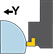 Y Axis Parting & grooving