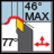Ext. 55&deg; Diamond 77&deg; Approach