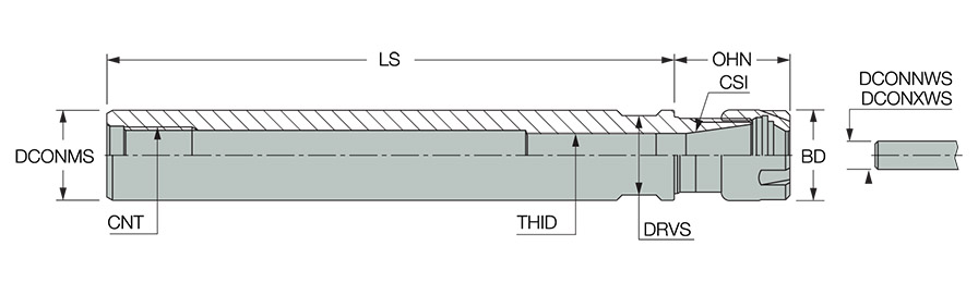 ST5/8X4.000 ER11 M