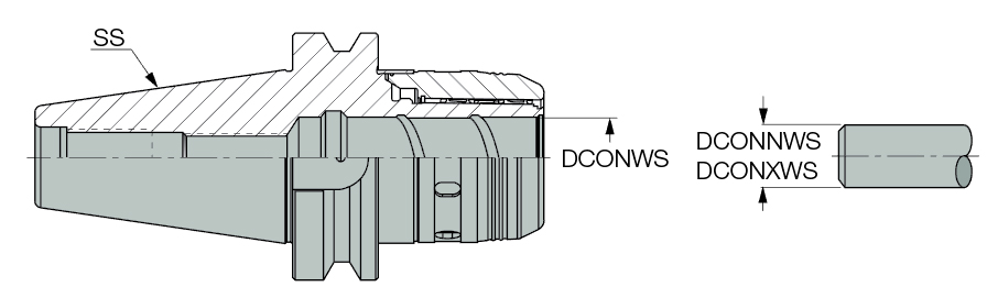 &lrm;KIT BT40 MAXIN 1-1/4&nbsp;7