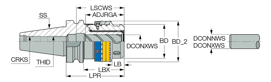 BT40 MAXIN 1-1/4X4.25 BIN