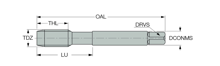 TPS UNC-#8-32-M HETI