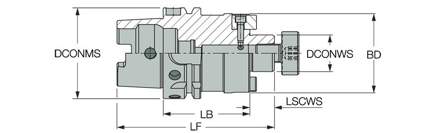 HSK A100 SEM1 1/4X2.36C