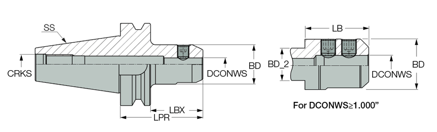 BT30 FC EM1/2X2.350