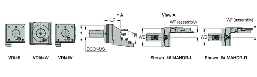 VDI25TF MAHDL-L-XL-JHP