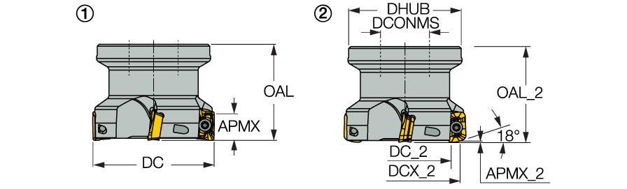 HM90 F90A D2.00-5-.75-JHP