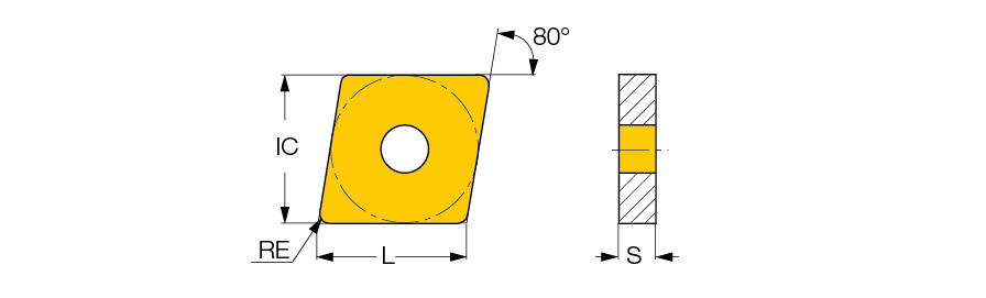CNMG 644-NR IC8150