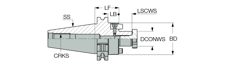 DIN69871 50 SEM16X35