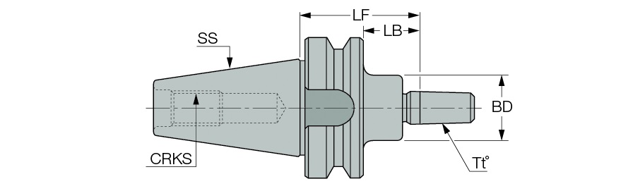 BT40 DC B16X 45