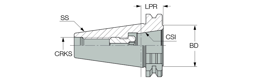 DIN69871 40 ER32 CLICK-IN