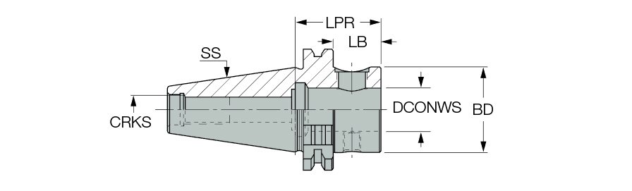 DIN69871 40 CF4-L