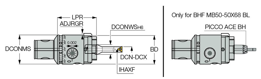 &lrm;BHF MB50-32X60 BL