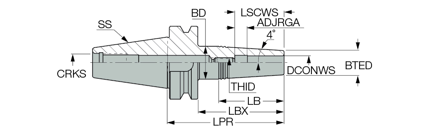 BT30 SRK10X50