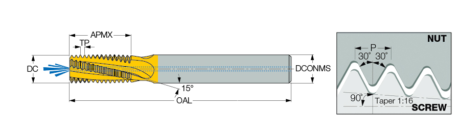 MTECB 08076C10 27NPTF IC908