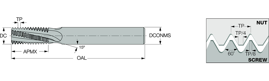MTEC E 1010D16&nbsp;1.25ISO IC908
