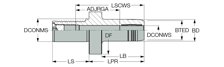 DIN69880 40 HYDRO 20X95