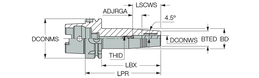 HSK A63 HYDRO 14X90 SF
