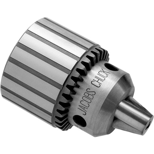 Drill Chuck: 1/2″ Capacity, Tapered Mount, Plain Bearing