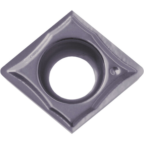 CCGT 21505 GQ PR1725, 0.008″ Corner Radius, 3/32″ Thick, 1/4″ Inscribed Circle, MEGACOAT NANO PLUS, 80 Degree Diamond, Turning Indexable Insert