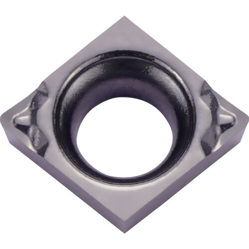 CCGT 141102 PF PR1725, 0.004″ Corner Radius, 0.071″ Thick, 0.169″ Inscribed Circle, MEGACOAT NANO PLUS, 80 Degree Diamond, Turning Indexable Insert