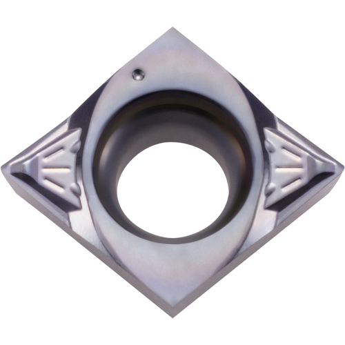 CCGT 32502 SKS PR1535, 0.004″ Corner Radius, 5/32″ Thick, 3/8″ Inscribed Circle, MEGACOAT NANO, 80 Degree Diamond, Turning Indexable Insert