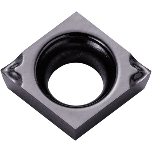 CCGT 110902 MP-CF PR1225, 0.0039″ Corner Radius, 0.0551″ Thick, 0.1378″ Inscribed Circle, MEGACOAT, Diamond, Turning Indexable Insert