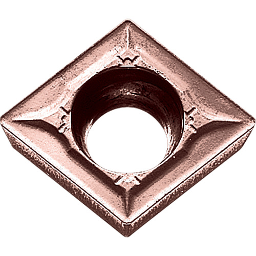 CCMT 431 GK CA320, 1/64″ Corner Radius, 3/16″ Thick, 1/2″ Inscribed Circle, TiCnulll2O3/Ti, Diamond, Turning Indexable Insert