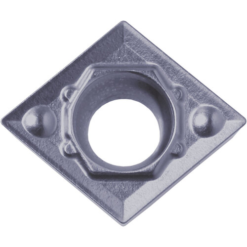 CCMT 21505 HQ PR930, 0.008″ Corner Radius, 3/32″ Thick, 1/4″ Inscribed Circle, TiCN, 80 Degree Diamond, Turning Indexable Insert