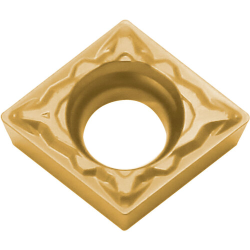 CCMT 3251 PP CA510, 1/64″ Corner Radius, 5/32″ Thick, 3/8″ Inscribed Circle, TiCnulll2O3/TiN, Diamond, Turning Indexable Insert