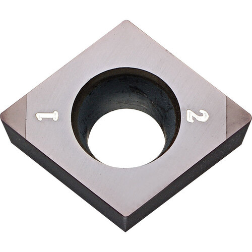 CCMW 2151 MES KBN05M, 1/64″ Corner Radius, 3/32″ Thick, 1/4″ Inscribed Circle, MEGACOAT, Diamond, Turning Indexable Insert