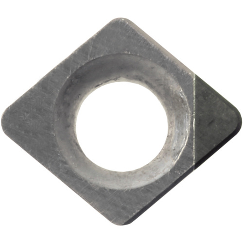 CCMW 21505 SE KBN525, 0.0079″ Corner Radius, 3/32″ Thick, 1/4″ Inscribed Circle, Diamond, Turning Indexable Insert