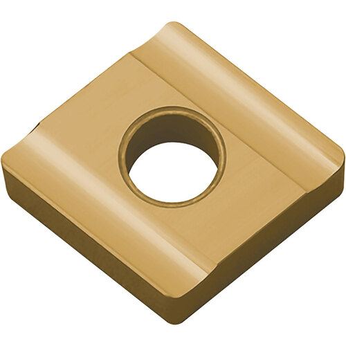 CNGG 431 25R PV720, 1/64″ Corner Radius, 3/16″ Thick, 1/2″ Inscribed Circle, TiCN (MEGACOAT NANO), 80 Degree Diamond, Turning Indexable Insert