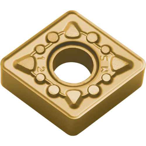 CNMG 433 MS CA6525, 3/64″ Corner Radius, 3/16″ Thick, 1/2″ Inscribed Circle, TiCnulll2O3/TiN, Diamond, Turning Indexable Insert