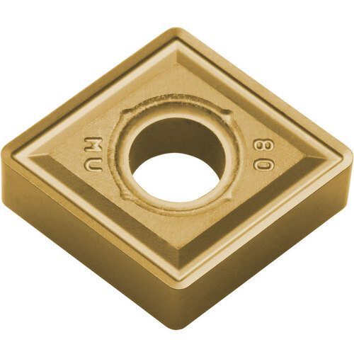 CNMG 431 MU CA6515, 1/64″ Corner Radius, 3/16″ Thick, 1/2″ Inscribed Circle, TiCnulll2O3/TiN, Diamond, Turning Indexable Insert